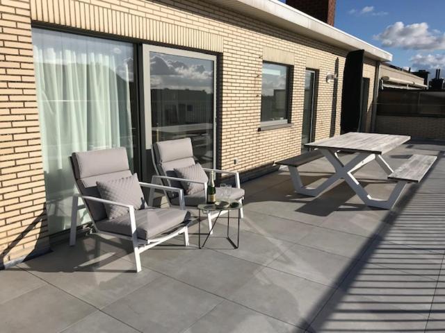 Ferienwohnung Penthouse Sun Corner Knokke Exterior foto